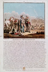 Episode der Schlacht von Marignano, 14. September 1515, 1790